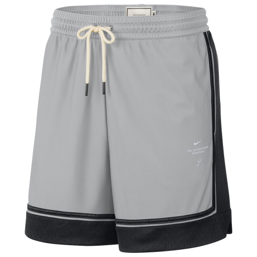  - Nike Spurs Dri-FIT 6In Pro Shorts - Silver/Black