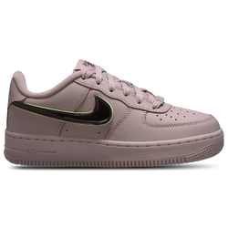 Girls' Grade School - Nike Air Force 1 LV8 2 - Brown/Pink