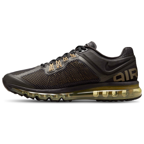 Nike air max 2013 black leather discount