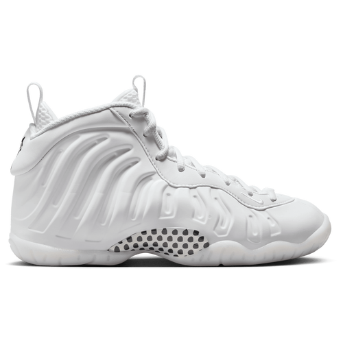 Boys' Grade School - Nike Little Posite One - White
