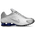 Nike Shox R4 - Men's White/Metallic Silver/Deep Royal Blue