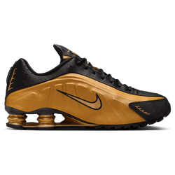 Men's - Nike Shox R4 - Metallic Gold/Metallic Gold/Black