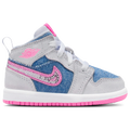 Jordan AJ1 Mid SE - Jordan Pink Glow/Cobalt Bliss White