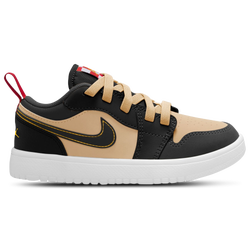 Boys' Preschool - Jordan Retro 1 Low ALT SE Uni - Tan/Red