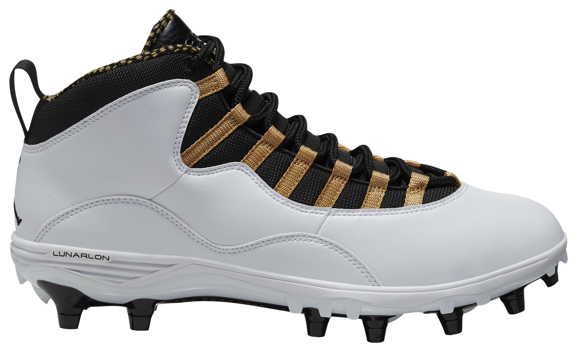 gold jordan football cleats