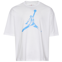 Men's - Jordan Oversized Short Sleeve Crew LA2W - White/University Blue
