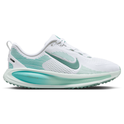 Girls' Grade School - Nike Vomero 18 - White/Cannon/Bleached Turquoise