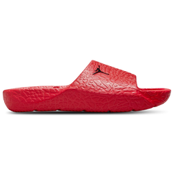 Men's - Jordan Franchise Shower Slides - Black/Fire Red