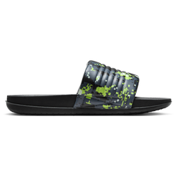 Men's - Nike OffCourt Adjustable Slide - Iron Grey/Volt/Black