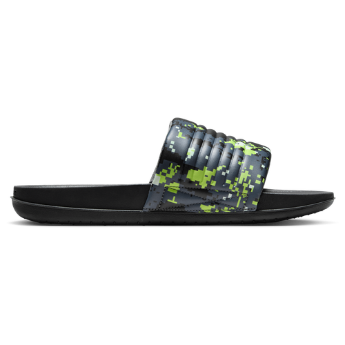 MENS - Nike OffCourt Adjustable Slide - Iron Grey/Volt Black