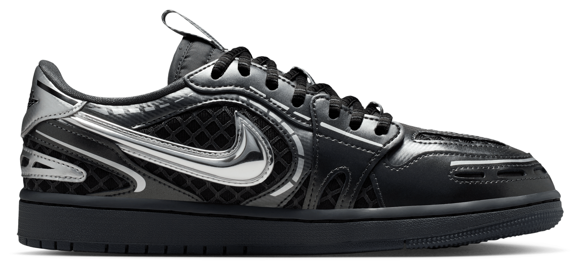 Jordan AJ 1 MM - Jordan White/Black Metallic Silver