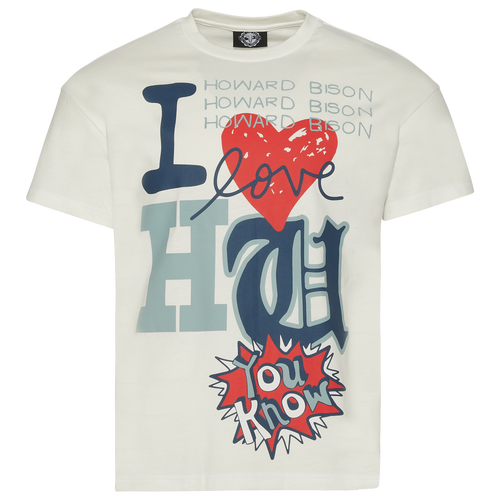 

For The Fan Mens For The Fan I Heart Hampton T-Shirt - Mens White/Multi Size XXL