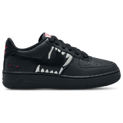 Boys' Grade School - Nike Air Force 1 Low - University Red/Metallic Silver/Black