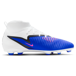 Men's - Nike Phantom 6 High Club FG/MG - Racer Blue/Pink Blast/White