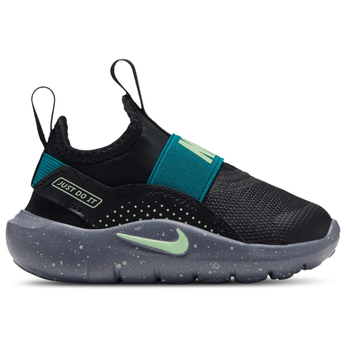 Boys Nike Flex Runner 4 SE - Boys' Toddler Shoes Black/Barely Volt Size 09.0