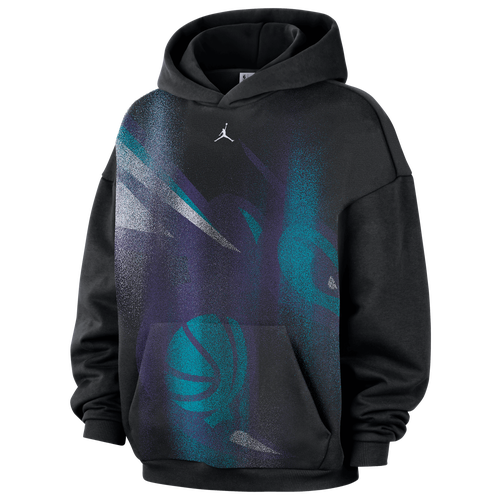  - Nike Hornets Basketball Icon Hoodie - White/Black