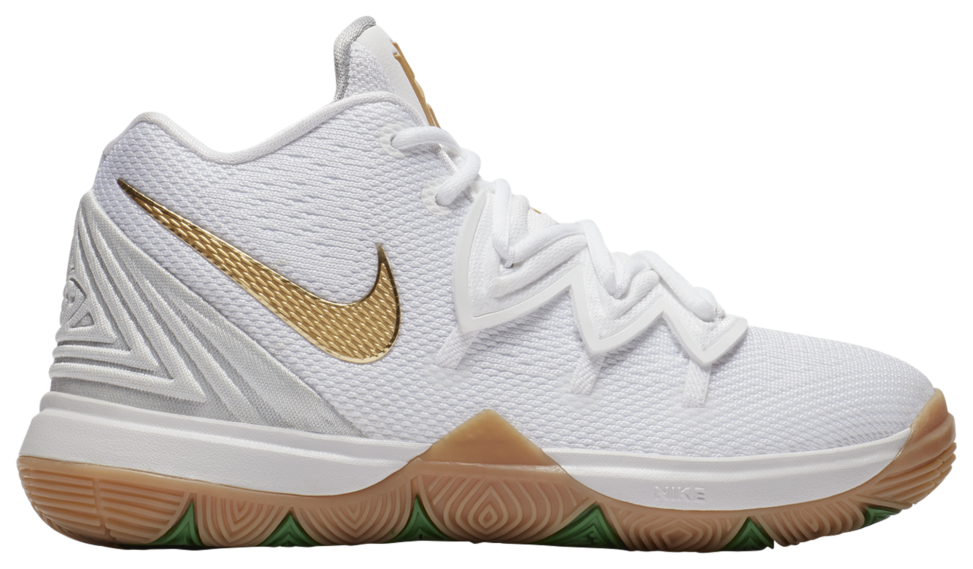 kyrie 5 white denim footlocker