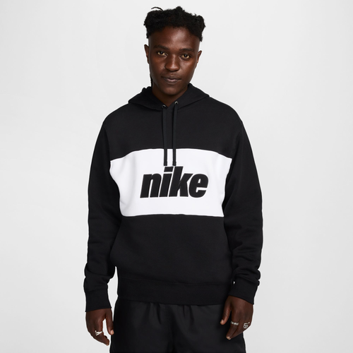 

Nike Mens Nike NSW Pullover Hoodie BB CB Block 2.0 - Mens White/Black Size S