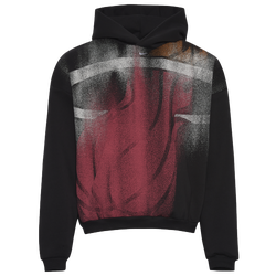Men's - Nike Heat Basketball Icon Hoodie - Black/White