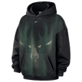 Nike Bucks Basketball Icon Hoodie - Nike White/Black