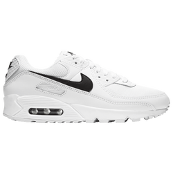 Women's - Nike Air Max 90 - White/White/Black