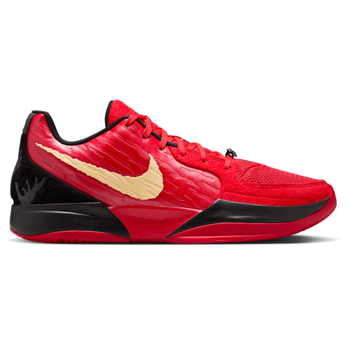 Men's - Nike Ja 2 Nightmare - Black/Red Gold