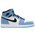 Jordan Retro 1 High OG - Boys' Preschool White/Black/University Blue