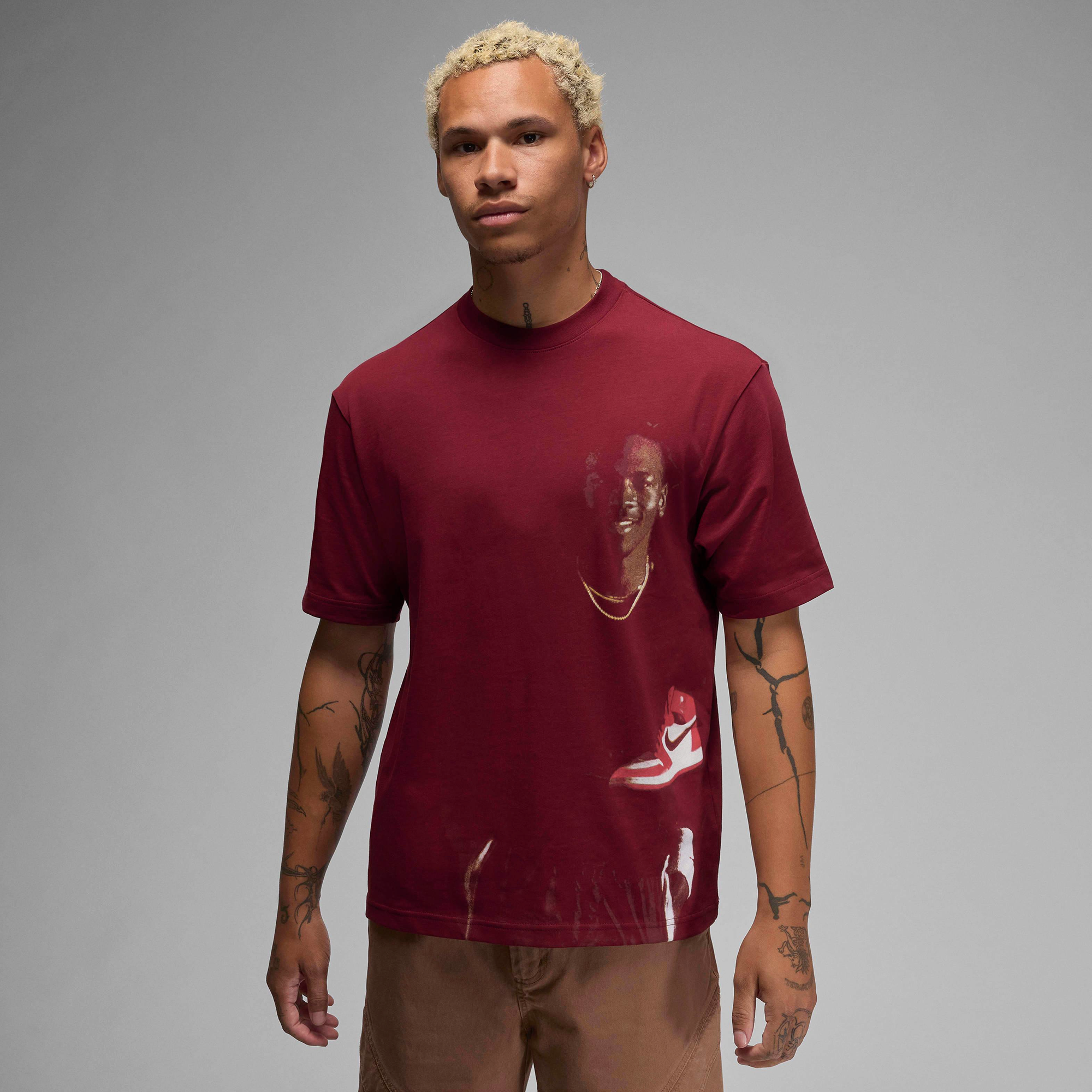 Tシャツ・カットソー NIKE Air Jordan 1985 SS CRW GEL T-Shirt JORDAN BRAND M J STMT 1985 SS CRW GEL J DAY / ジョーダン