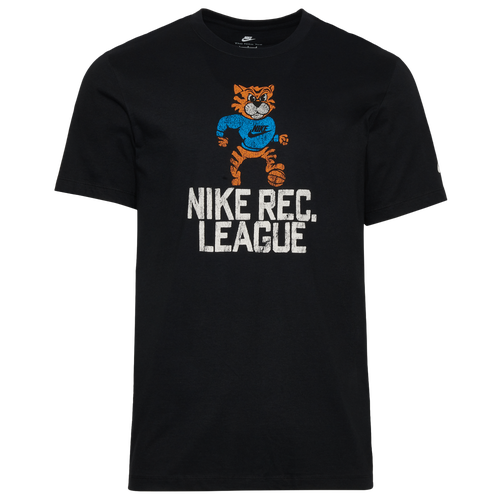 

Nike Mens Nike Rec League T-Shirt - Mens Black/Orange Size XL