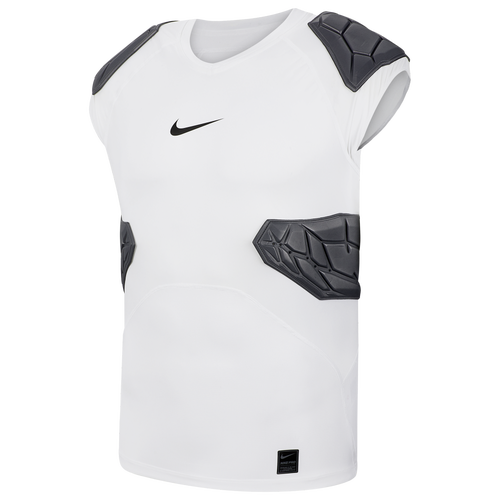 

Nike Mens Nike Hyperstrong 4-Pad Top - Mens White/Black Size M