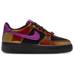 Boys' Grade School - Nike Air Force 1 LV8 4 - Black/Bold Berry
