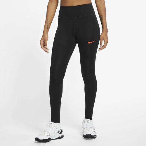 

Nike Womens Nike WNBA One Tights - Womens Black/Orange Size XS