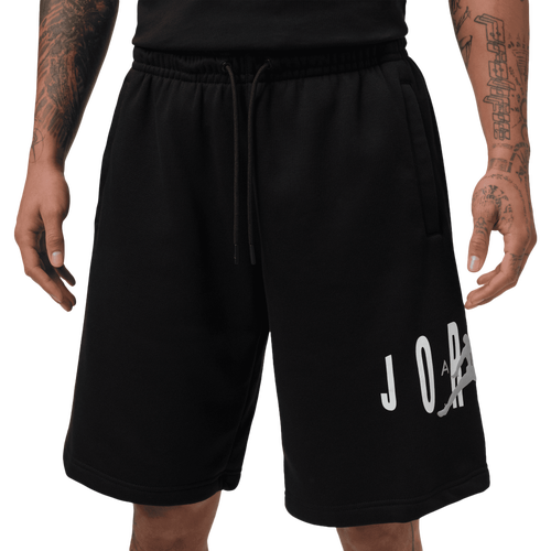  - Jordan Brooklyn Stretch Fleece Short - Black/Wolf Grey