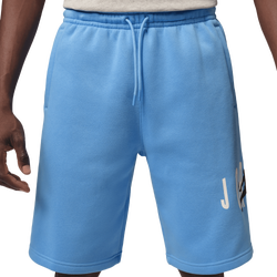 Men's - Jordan Brooklyn Stretch Fleece Short - University Blue/University Blue