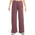 Nike Studio Fleece Scallop Wide Leg Pants - Women's Pink/White/Pink