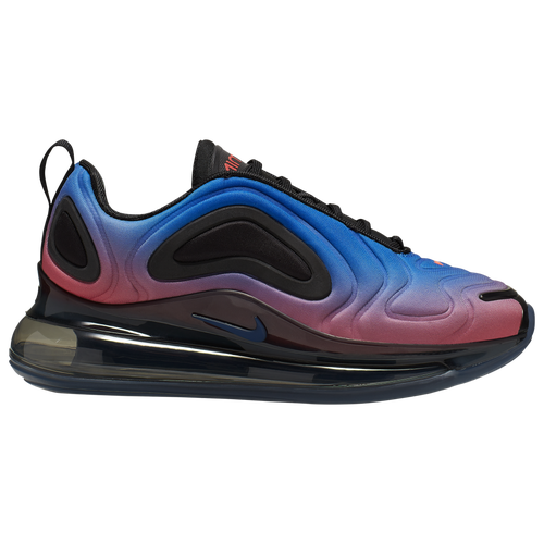 Nike Air Max 720 - Boys' Grade School Running Shoes - Black / Racer Blue / Flash Crimson - AQ3196-013