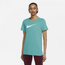 Nike Dri-FIT Cotton Swoosh T-Shirt - Women's Teal