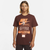 Nike NSW NYC Souvenir SS T-Shirt - Men's Maroon/Orange