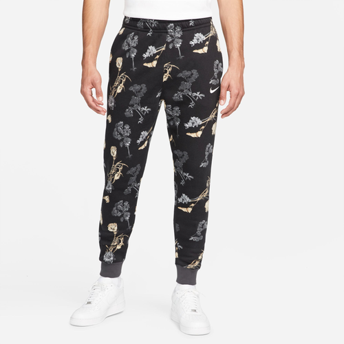 

Nike Mens Nike Club Basketball Fashion Joggers - Mens Black/Beige Size XXL