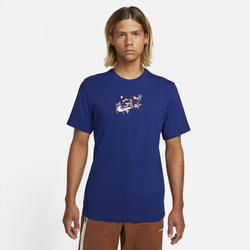 Men's - Nike Logo Twist T-Shirt - Blue/Multi