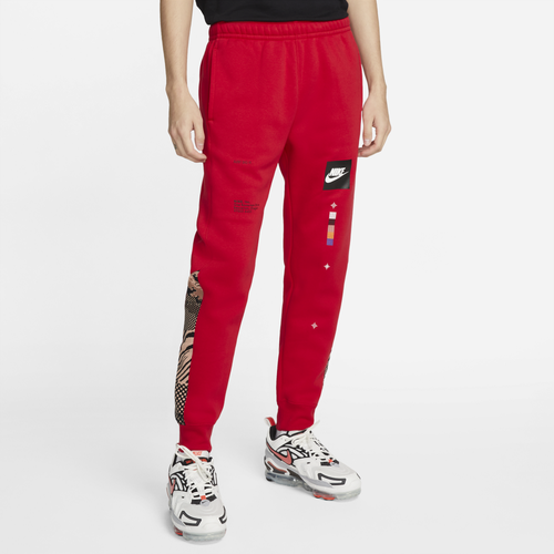 

Nike Mens Nike Basketball AR Joggers - Mens Red/Black Size XXL