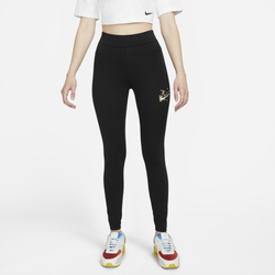 Women's - Nike Essential Leggings - Black/White