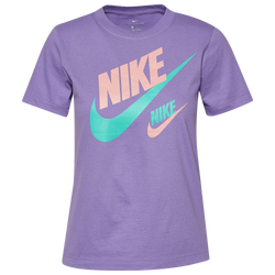 Girls' Grade School - Nike 2 Futura T-Shirt - Purple/Pink