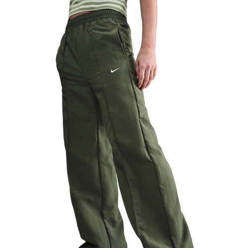 WOMENS - Nike Trend Woven Mid Rise Pants - Medium Olive/Sail