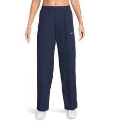 Women's - Nike Trend Woven Mid Rise Pants - Midnight Navy/Sail