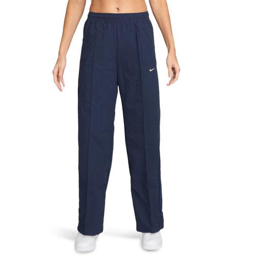 Nike Trend Woven Mid Rise Pants - Nike Midnight Navy/Sail
