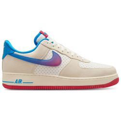 Men's - Nike Air Force 1 '07 LV8 NA - Coconut Milk/University Red/Photo Blue