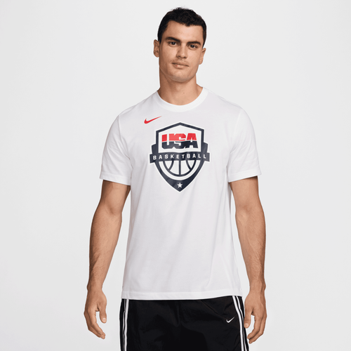 

Nike Mens Nike USA 2024 Olympics Dri-FIT Short Sleeve T-Shirt - Mens White/White Size XL