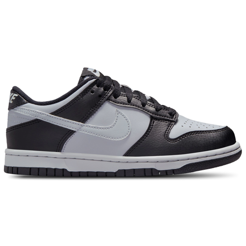 Shop Nike Boys   Dunk Low Tkac In Black/grey