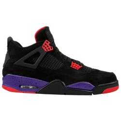 Men's - Jordan Retro 4 - Black/Court Purple/University Red